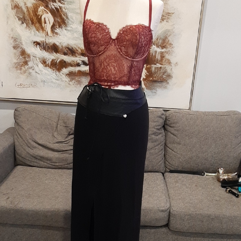 Long robe skirt